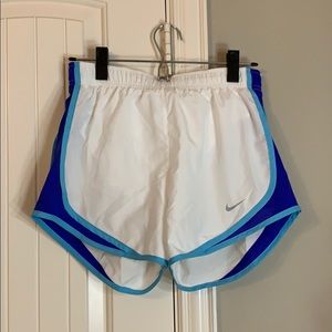S White/blue Nike Shorts